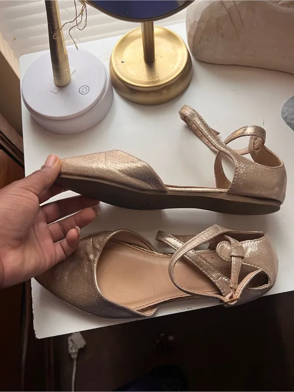 LOV MARK Metallic Gold Ankle - Image 2