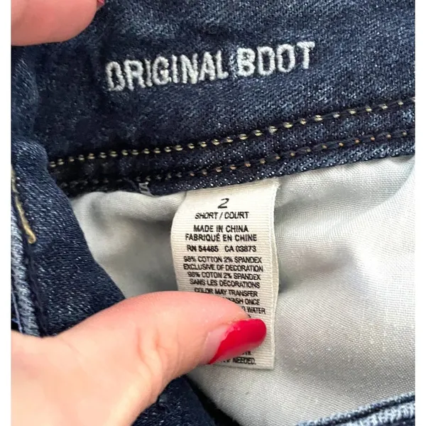 American Eagle Low Rise Original Boot Bootcut Denim Jeans Blue 2 Short - Image 5