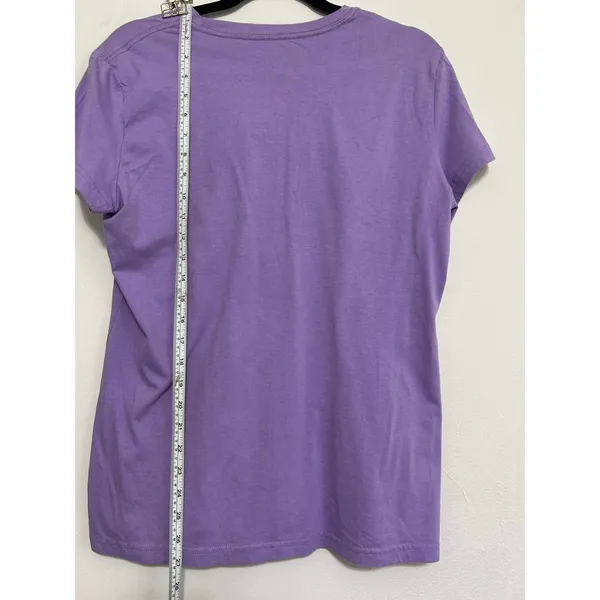 Disney Store Light Purple Eeyore Graphic T-Shirt Size Large - Image 4