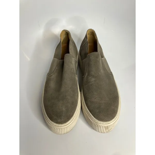 Crown Vintage Marlena gray suede platform slip on sneakers women's size 9 casual - Image 2