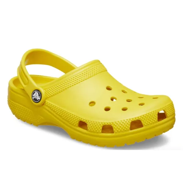 Crocs Clog Unisex Yellow Classic Jibbitz Customizable Comfortable Size‎ M5/W7 - Image 9