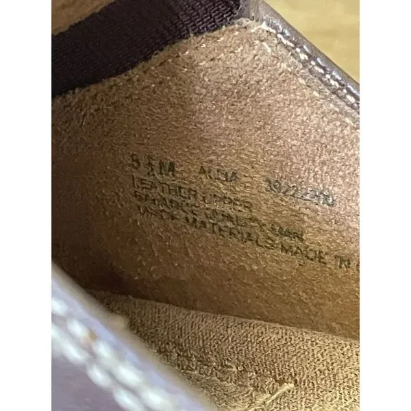Naturalizer Womens Allia Brown Leather Clogs Slip on Mules Slides Size 8.5M - Image 5