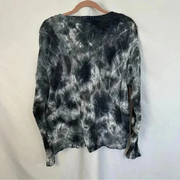 Anthropologie Pilcro Joni Tie Dye Cable Knit Hi Low Sweater‎ Womens Size Small - Image 13