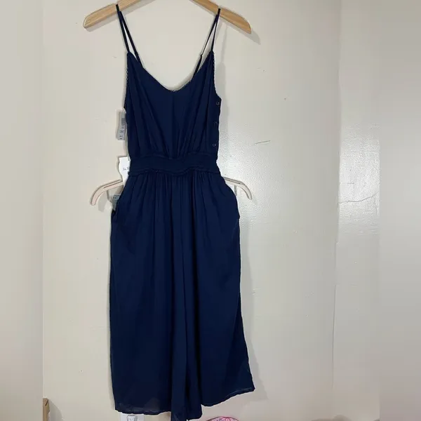 Aritzia Wilfred Irene navy jumpsuit size XXS - Image 3