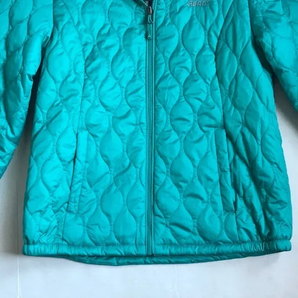 Gerry Quilted Puffer ‎ Coat Green - Image 2