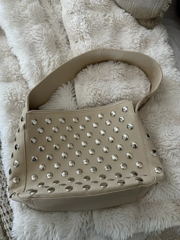 Studded handbag Tan - Image 3