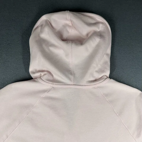 Under Armour Hoodie Womens‎ XL Pink Fleece Loose Fit Full Zip Hooded Sweatshirt - Image 13