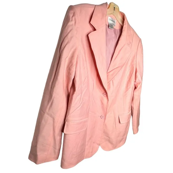 Vintage Chadwick's Wool‎ Pink Blazer Size 12 - Image 3
