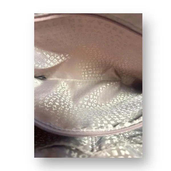 Kate Spade Rose Gold Glitter Small Tote Bag Sparkle Brown Bow‎ Holiday Party - Image 13