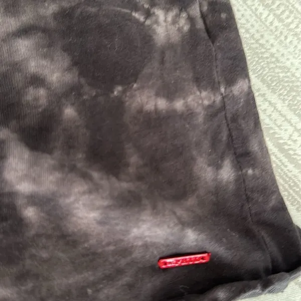 Philanthropy Women’s Distressed Black & Grey Tie Dye T-Shirt - Image 5