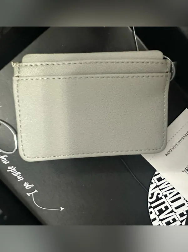 Steve Madden Light Gray Wallet with Cardholder Set NWT - Image 5