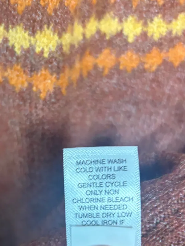 Maurice’s brown and orange fall sweater size XS - Image 7