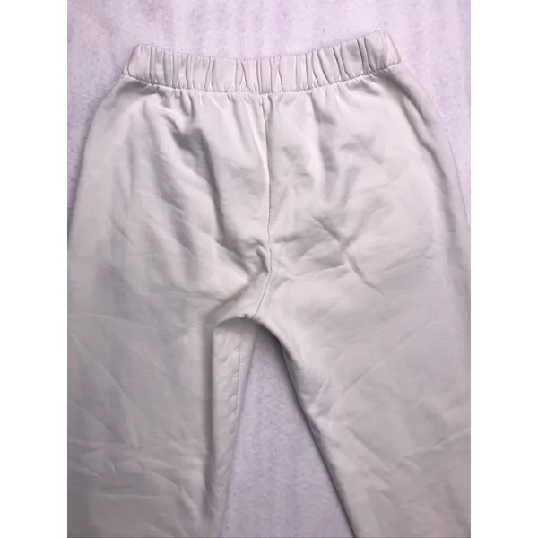 Brandy Melville Sweatpants Womens‎ One Size White Excellent Rosa Joggers Fleece - Image 8
