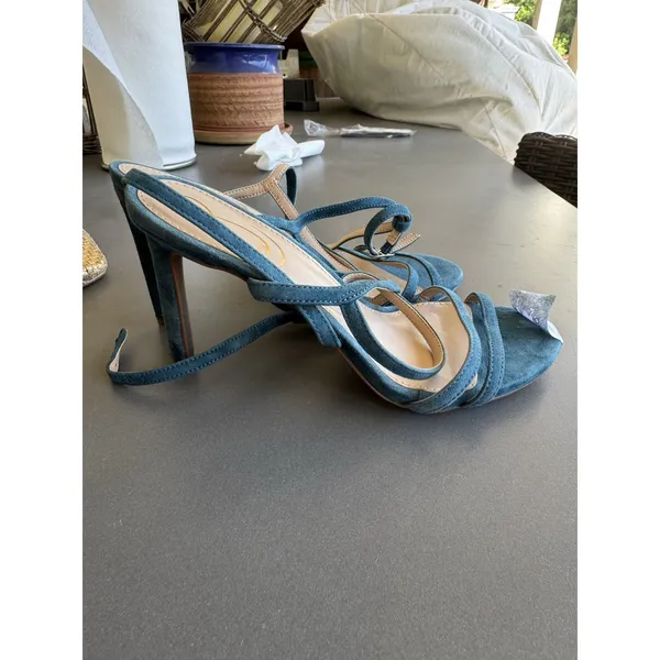 Sam Edelman Women Delanie Heeled Sandals vibrant Wild Indigo blue‎ Size 6.5 - Image 4