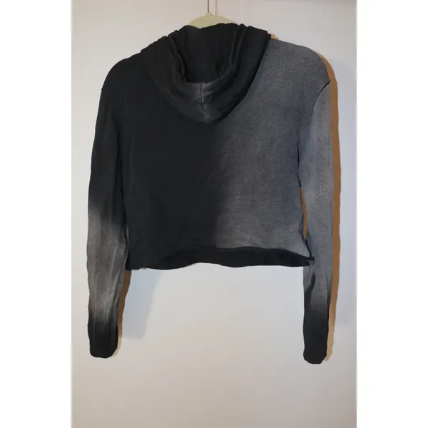 Two Tone Half Zip Hoodie Sweater Size L - Image 8