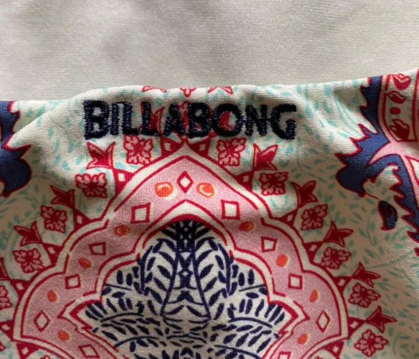 Billabong Halter Patterned One Piece Swimsuit - Image 4