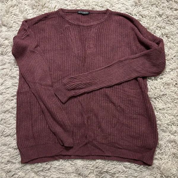 Brandy Melville Plum Knit Sweater - Image 8