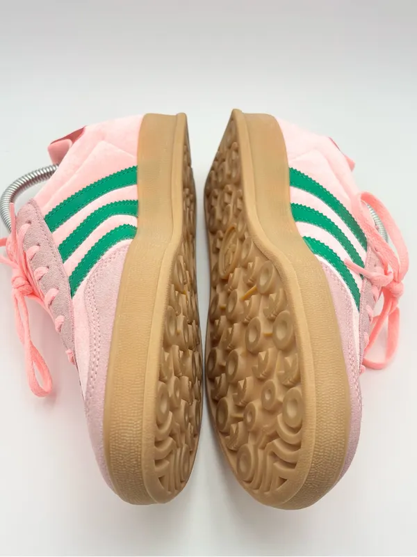 adidas Originals Gazelle Indoor W Glow Pink Court Green Gum Women Casual JI2713 - Image 7