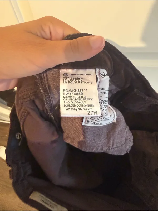 AG Adriano Goldschmied The Prima Brown Corduroy Cigarette Pants 27R - Image 7