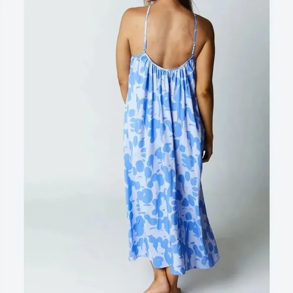 Citrine Petra Dress in blue ladies XS - Image 2