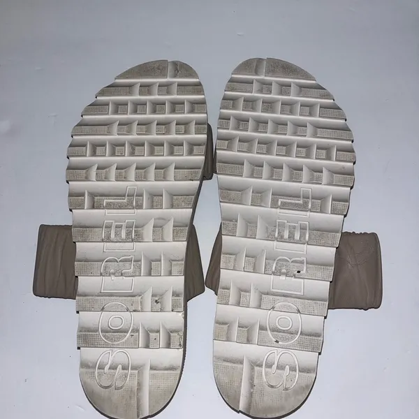 Sorel Women's Taupe Ruched Double-Strap Slide Sandals - Image 6