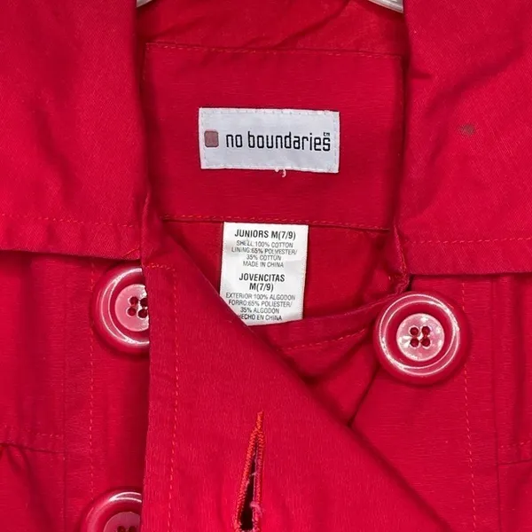 Vintage No Boundaries‎ Jacket Red Size M - Image 7