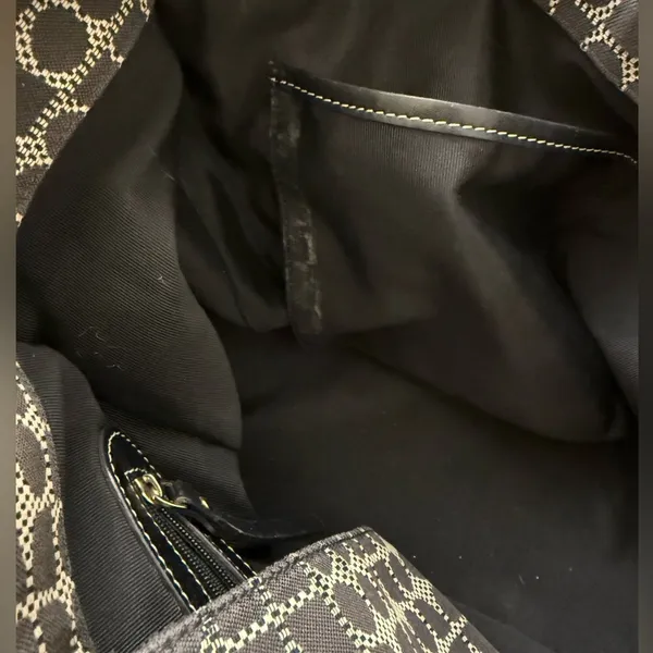 Kate Spade Stylish‎ Black and Cream Large Tote Bag - Image 9