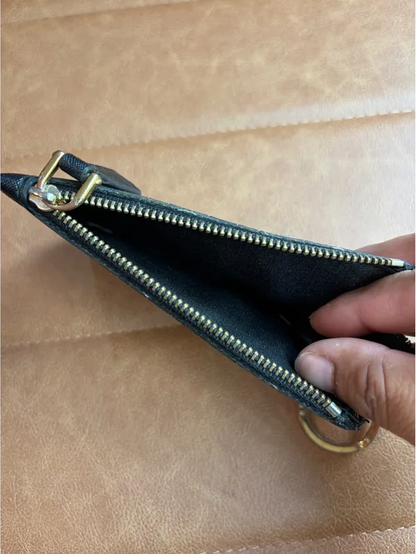 Marc Jacobs Saffiano leather top-zip coin pouch and card case - Image 4