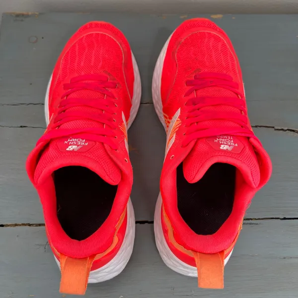 New Balance Fresh Foam Tempo Neo Flame Red Orange Running Shoes WTMPOCP Womens 8 - Image 4