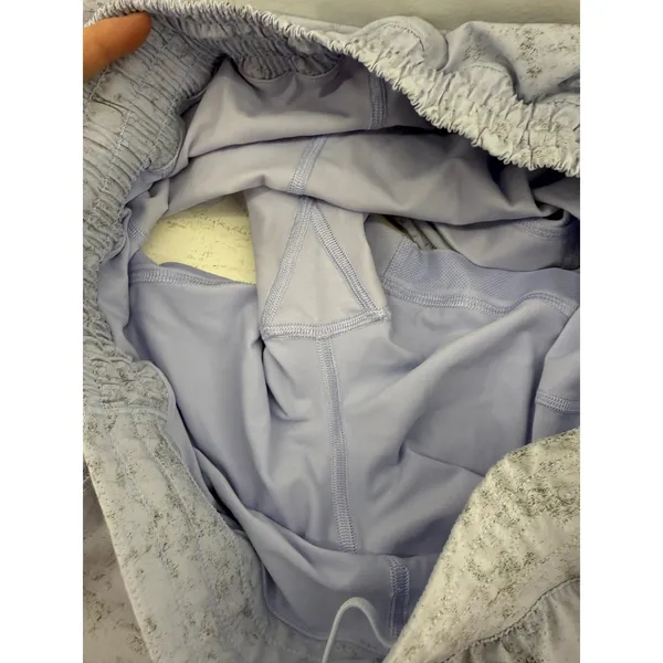 Lululemon Hotty Hot High-Rise Skirt Long Gravel Dust Pastel Blue Size 12 - Image 6