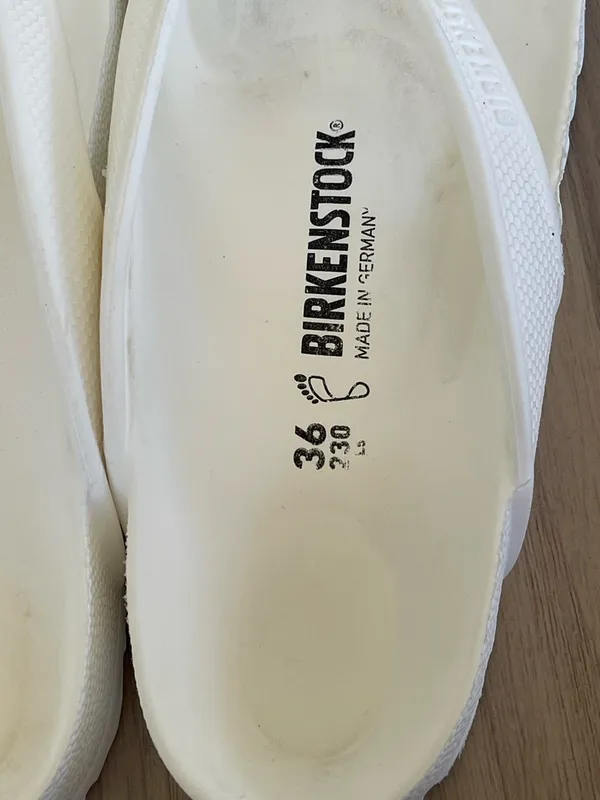 Birkenstock White EVA Flip-Flop Sandals - Image 8