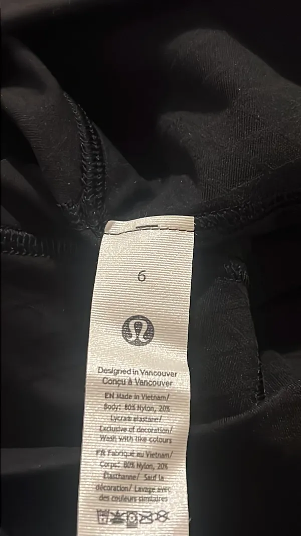 Lululemon Align HR 28” Diamond Black Size 6 - Image 7