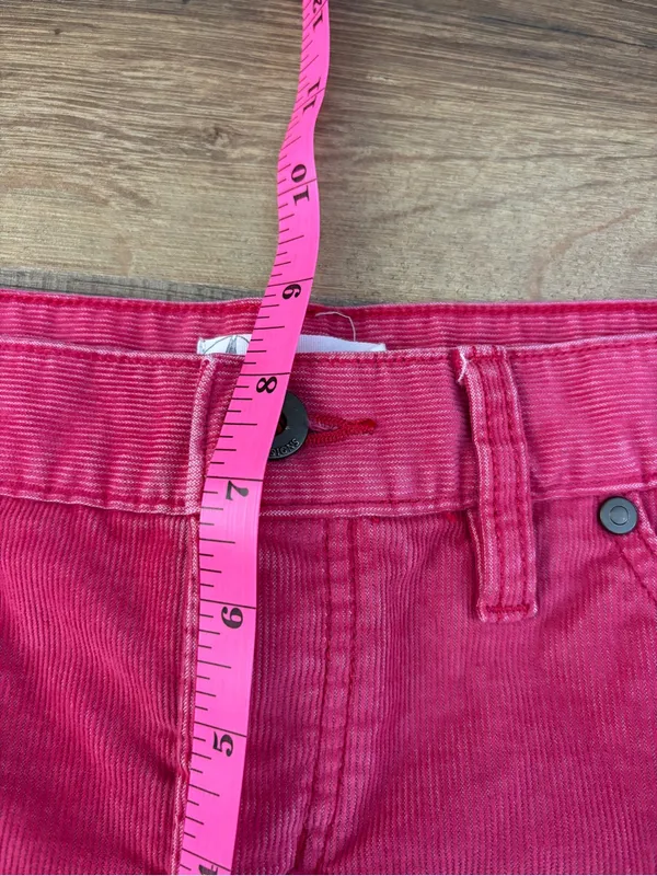 Carve Designs Oahu Raw Hem Corduroy Shorts Watermelon Women’s - Image 6