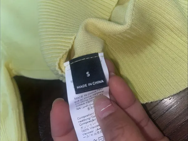 SHEIN Yellow Short Sleeve Button-Up Cardigan - Image 3