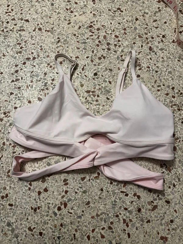 Lululemon Still Now Bra, most likely in the color Strawberry Milksha - Image 2