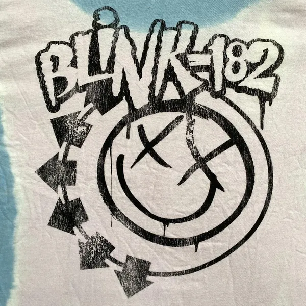 Urban Outfitters Blink 182 Bleach dye rock Tshirt size extra large - Image 2