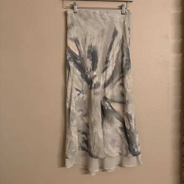 RAILS‎ Anya Watercolor Satin Midi Skirt - Image 3