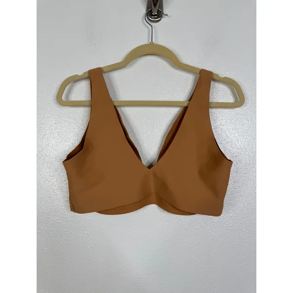 Parade Invisible V-Neck Bralette Cider Orange Seamless Wireless Bra XL - Image 2
