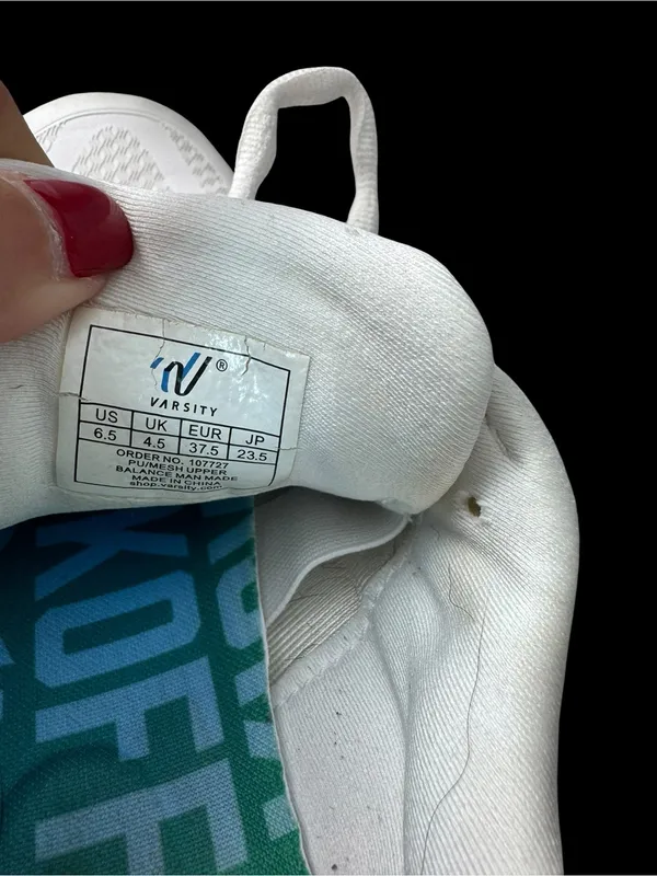 Varsity White Women's Sneakers - Image 3
