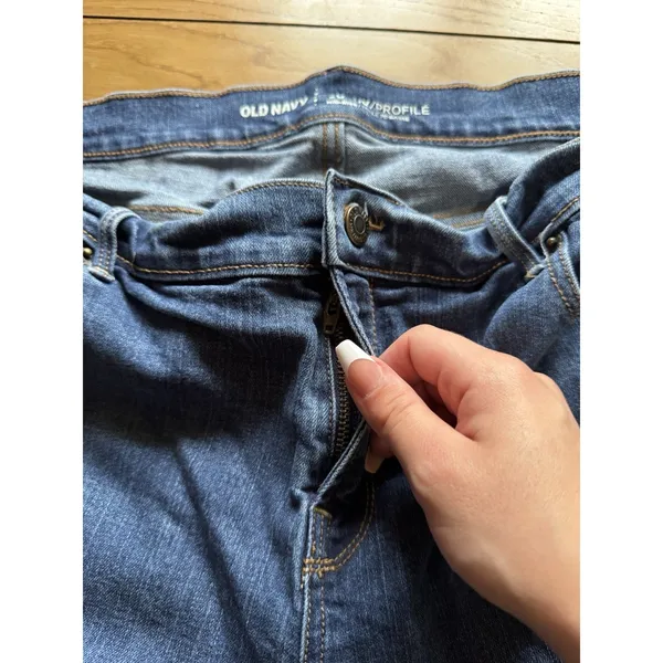 Old Navy Curvy Profile Jeans Women Size 14 Short Mid Rise Preppy City Casual - Image 8