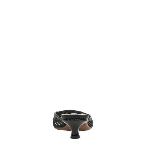 Franco Sarto Womens Strappy Marlina Mule Kitten Heels J3594S1 Black 6M - Image 13