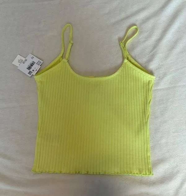 American Eagle Cropped Henley Cami - Image 2