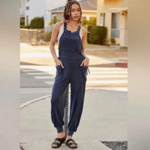 Free People Movement Jump Start Jumpsuit Overalls - Image 2