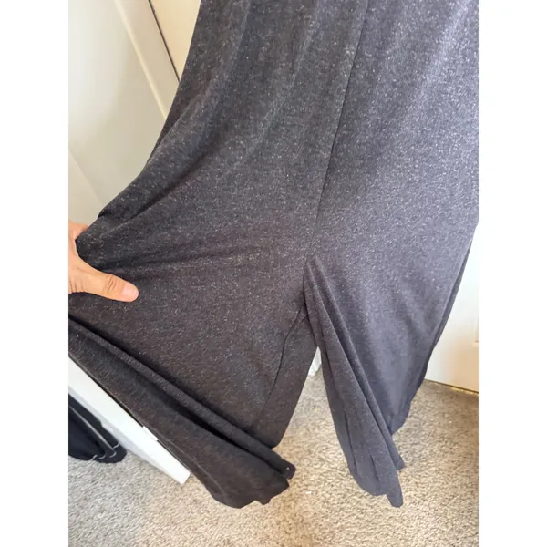 NWT‎ Free People FP Beach dark gray wide leg jumpsuit size xs - Image 2