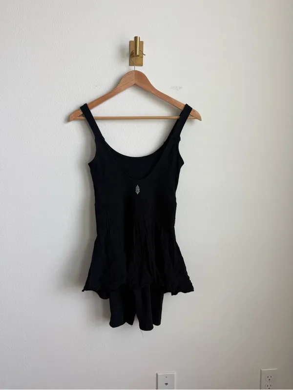 FP Movement Full Court Tennis Dress Skort Black Built In Shorts XS - Image 7