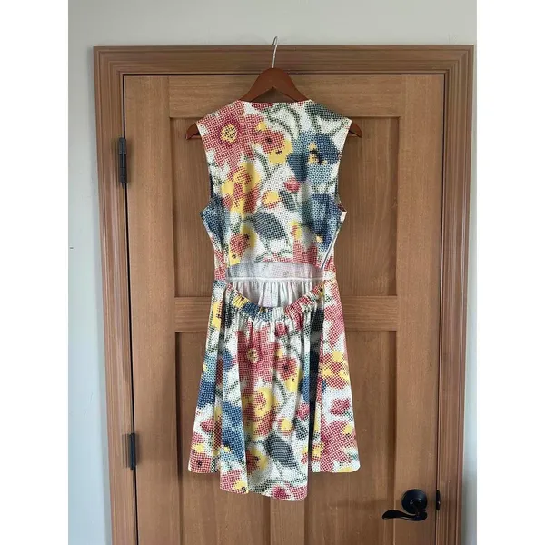 NWT Kate Spade Saturday Photo Floral Open Back A-line Mini Dress Women’s Medium​ - Image 7