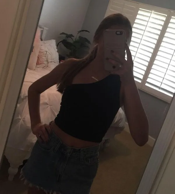 Brandy Melville Black one shoulder tank top - Image 3