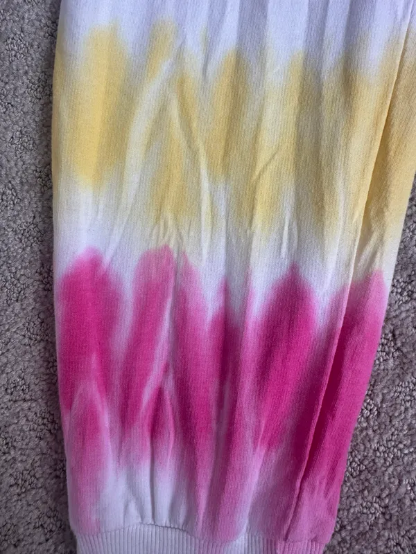 M Pink tie dye sweatpants - Image 3
