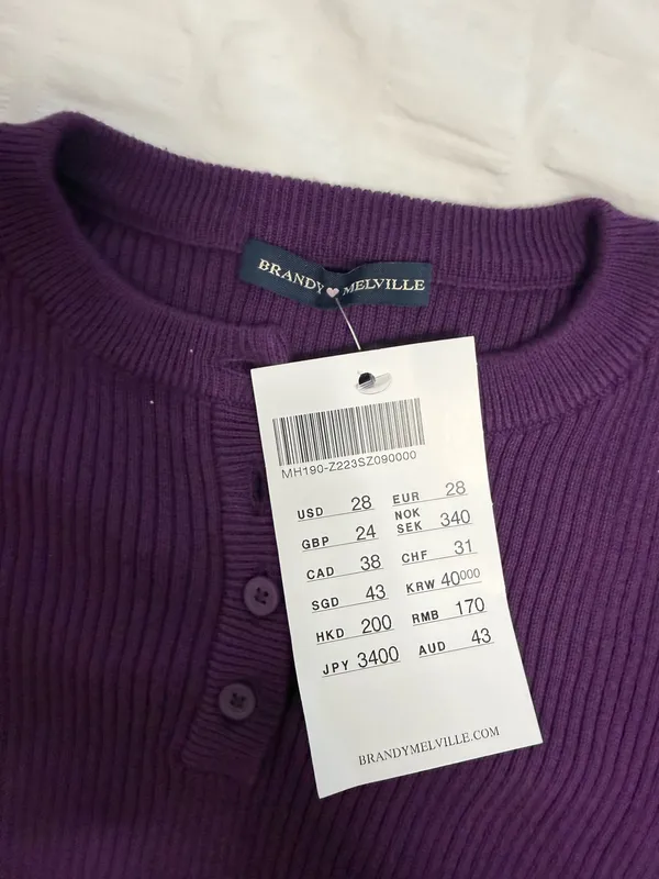 Brandy Melville Long Sleeve Top - Image 2