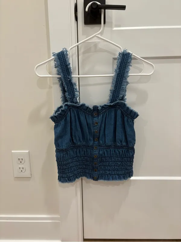 NWT Anthropologie Pilcro Ruched Cami Size Small - Image 2